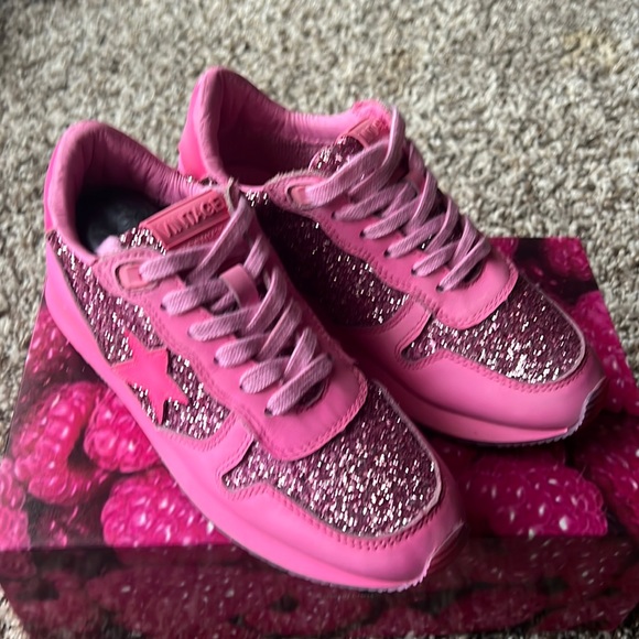 Vintage Havana Shoes - Vintage Havana pink glitter sneakers